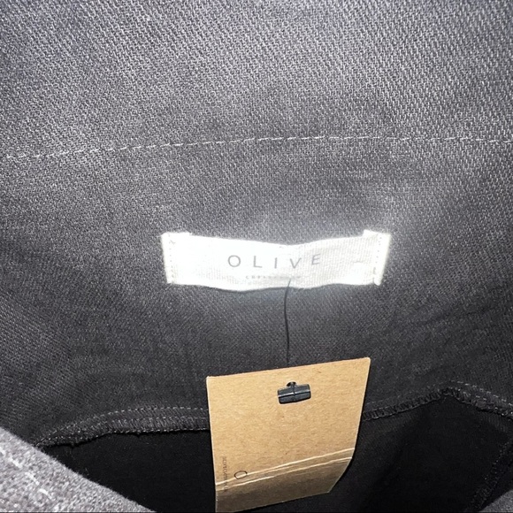 NWT Olive Cheltenham Charcoal/Gray Button Down Dress - Picture 5 of 11